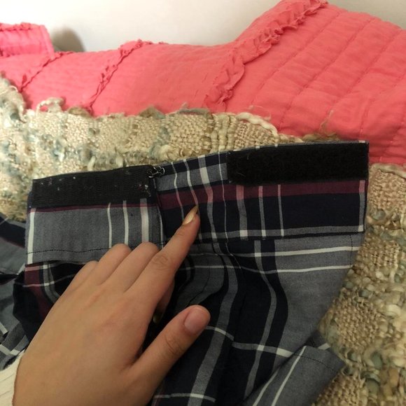 Plaid pleated mini skirt - Picture 3 of 4